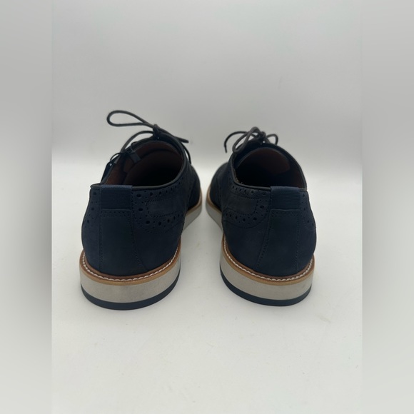 BRAND NEW Blake Mckay Carson Suede Oxfords Men's Size 10 M Blue - Picture 8 of 8